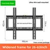 Adjustable TV Hanger 26-65 Inch TV Stand Frame New Wall Mount Bracket  Universal