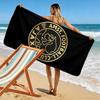 AFC Ajax Print Beach Towel, Large Soft Quick Dry Towel for Beach Camping Swimming