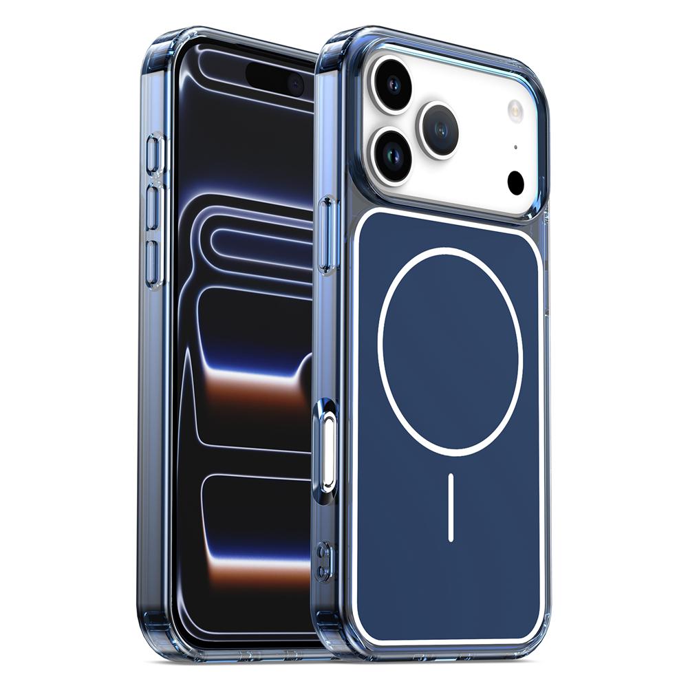 

For iPhone 17 Air 16 Pro Max 15 14 13 12 For Magsafe Magnetic Case Shockproof Hard Wireless Charging Shockproof Back Cover Funda iPhone 15