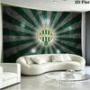 Ferencvárosi TC Wall Tapestry Aesthetic Wall Hanging Printed Fabric Blanket Decorative Tapestries for Bedroom Living Room Home Decor