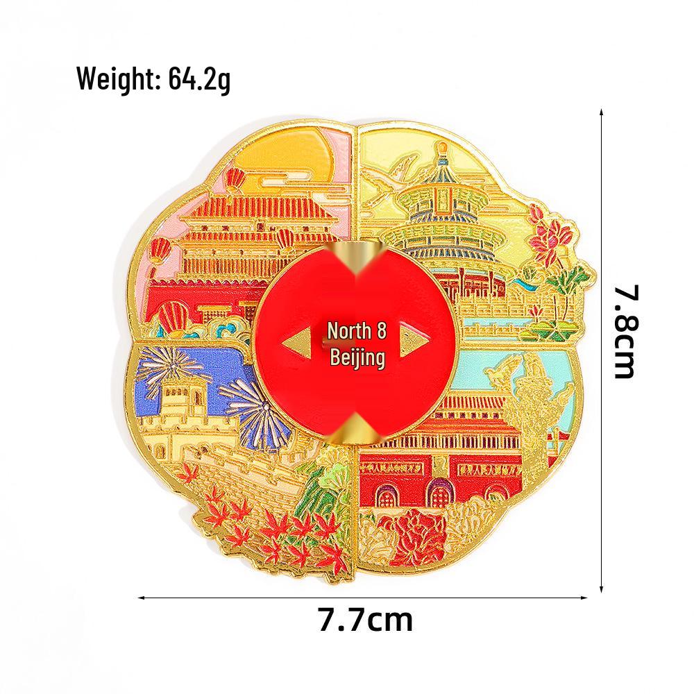 Forbidden City Four Seasons Fridge Magnet Set