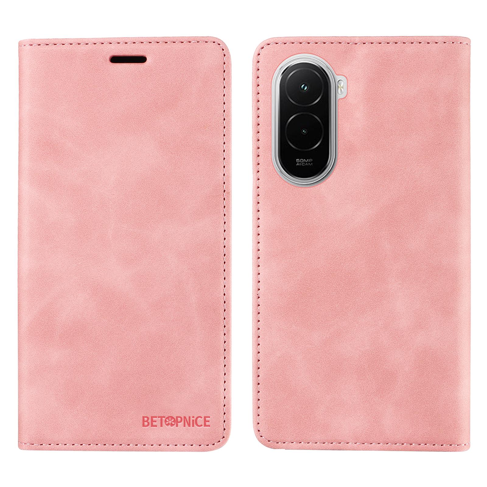 

Для Xiaomi Poco M7 4G (США) (171 мм) Чехол BETOPNICE Магнитная застежка RFID-блокировка Кошелек Подставка Кожаный чехол для телефона