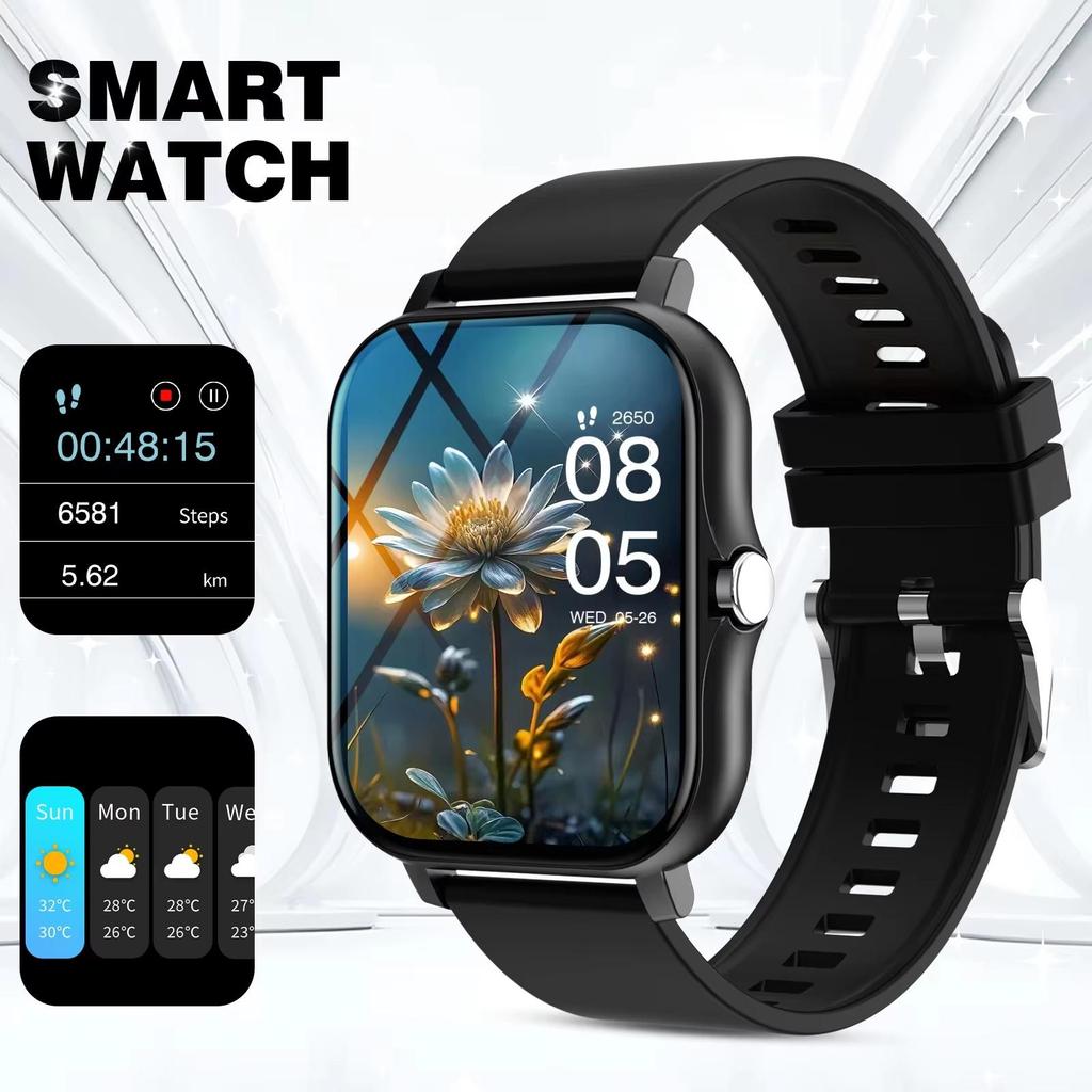 2026 New Smart Watch for Men Women Gift Full Touch Screen Sports Fitness Watch Bluetooth Call Digital Smartwatch