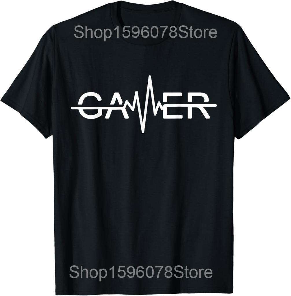 I Love My Mom Gamer Gifts Video Game PC T Shirts Men Women Humor Streetwear Tee Shirt Short Sleeve Christmas Loose Clothing