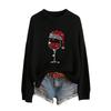 3D Printed Round Neck Pullover ZLL-YT1