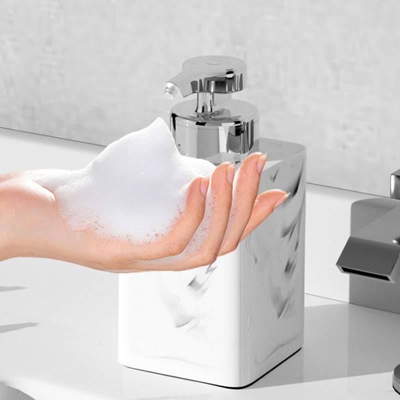 soap dispenser Intelligent sensing electric foam hand sanitizer machine household foam dispensing bottle hand washing machine белый
