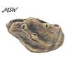 Resin Flower Pots for Indoor Plants Tree Stump Flowerpot Succulents Small Plants, Imitation Wood Grain Planter Artistic Containers Herbs Home