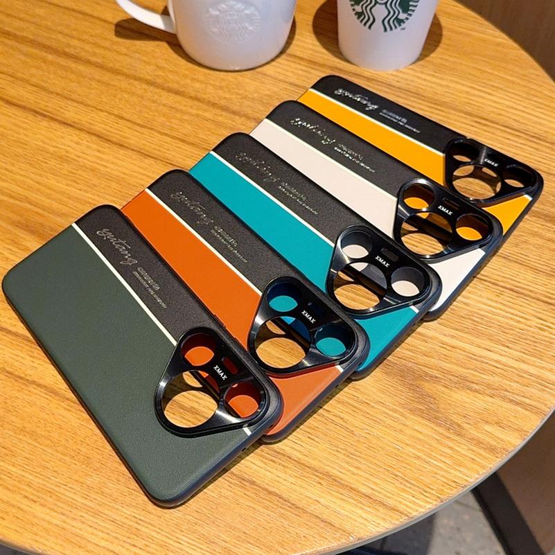 Night Lightning Fluorescent Line Two-pigment Leather Case For Huawei Pura 70 Pura70 Pro + Pura 70 Pro Lens Protect Cover