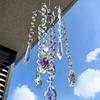 Glass Sunlight Pendant Set, 10 Piece Faceted Accent for Window Display, Party Styling and Home Room Display Use