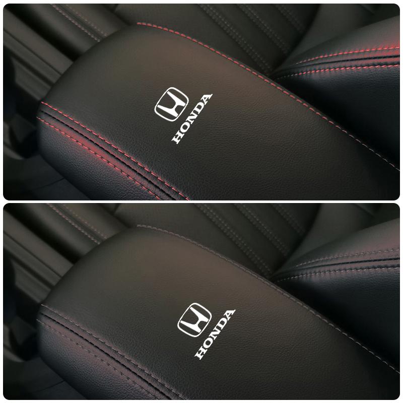 APM1 Car Armrest Cushion Console Armrest Protective Cover For Honda Civic Fit Accord Odyssey City Pilot Jazz CRV HRV Legend Passport