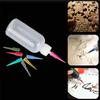 1PC Cream Jam Painting Squeeze Bottles with 7 Nozzles Cake Decor Baking Pastry 50ML Bottle Drawing Pastry Tools Kitchen Accessories
