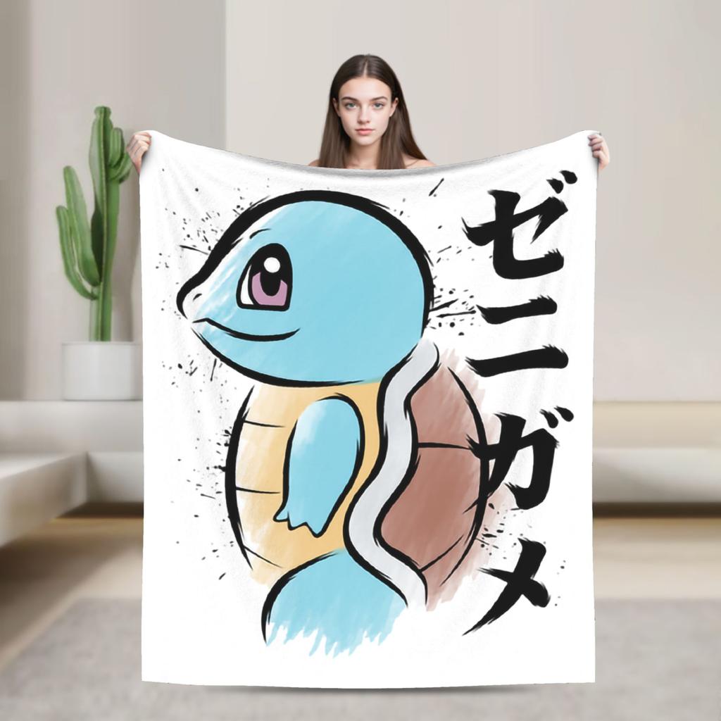 Cool Dragon Charizard Cartoon Blanket Velvet Air Conditioning Poke-Mon Portable Soft Throw Blanket for Bedding Couch Rug Piece