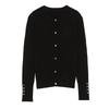 Za Spring New Arrival Women's Sweater Cardigan round Neck Long Sleeves Button Decoration Basic Style Knitting Outwear 5646126