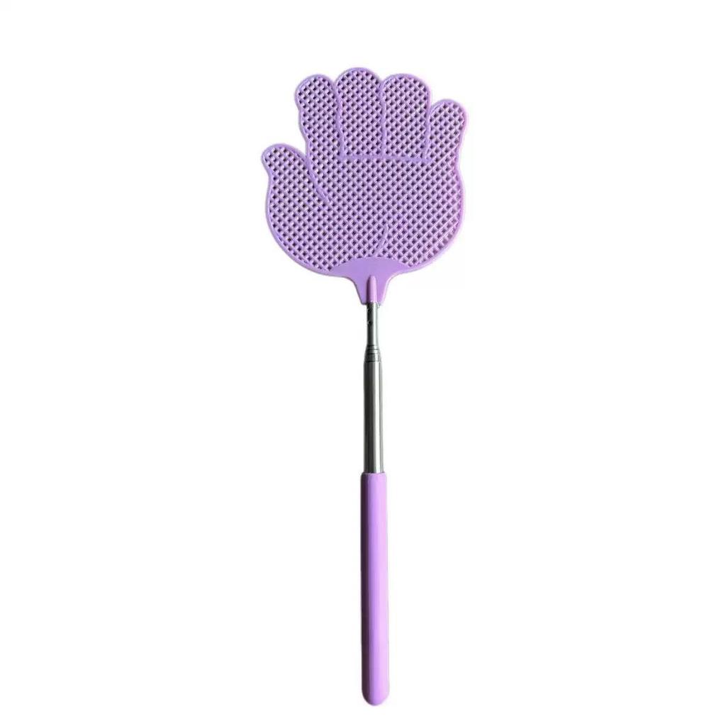 Retractable Hand-shaped Fly Swatter: Durable, Flexible, Easy-to-Store Mosquito and Fly Killer for Summer.