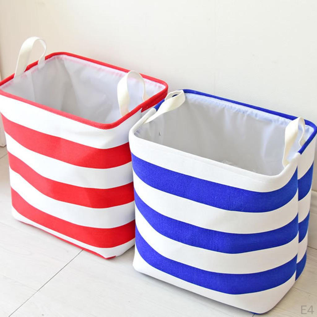 Storage Buckets Clothes Basket Hamper Cosmetic Kids Toys Box PICK