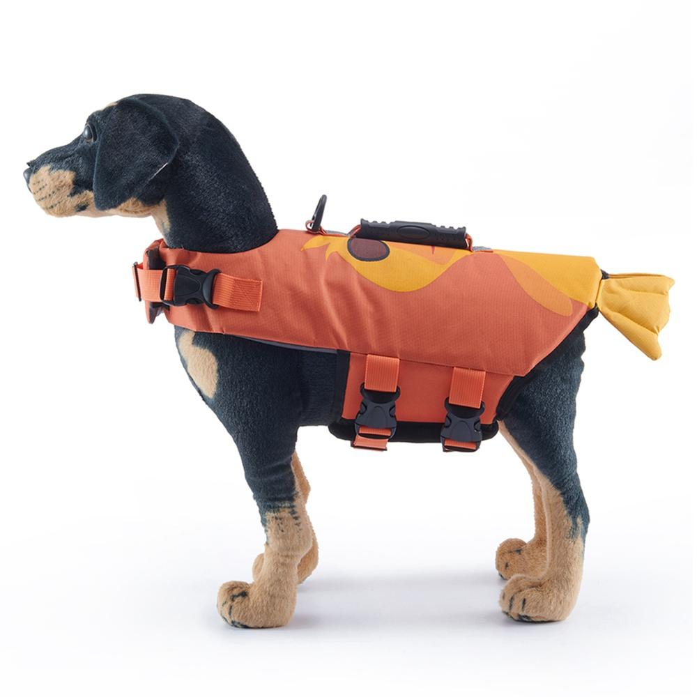 Haustier Hund Sommer Badeanzug Niedlichen Cartoon Stil Reflektierende Schwimmweste