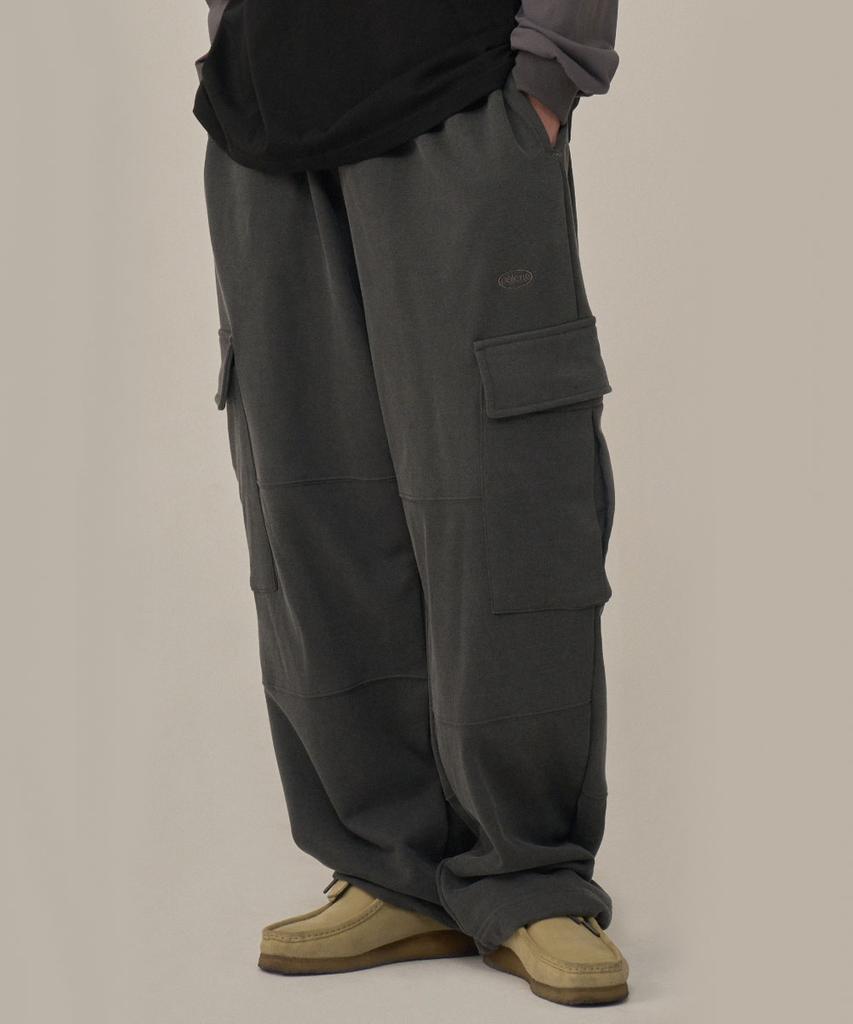 BONATSPALETTE Bp Pigment Cargo Sweatpants_Charcoal