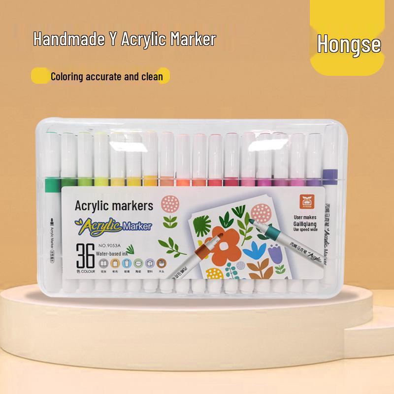 Soft Tip Water-Based Colored Markers for Manga & Highlighting - Student Model