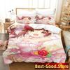 Chieri Ogata Bedding Set Duvet Cover Sheet Printed Bed Set Pillowcase Bed Full Queen King Size Comforter Bedroom