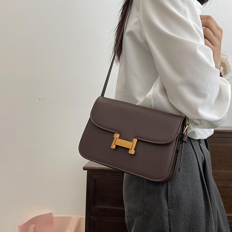 Dámska retro štvorcová crossbody taška - Všestranná jarná taška cez rameno