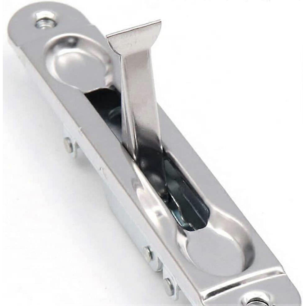 Surface Mounted Sliding Door Lock, Door Lock Bolts,Long Silver Stainless Steel