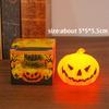 Pumpkin Lantern Candle Light  Battery Powered Pumpkin Skull Ghost Spooky Light Halloween Party Decora Ambiance Candle Lights