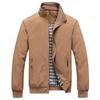 Spring Autumn Thin Casual Jacket Solid Fashion Slim Bomber Jackets Men Stand Collar Baseball Jackets Men's Coat