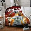 1pc Number 7 Soccer Blanket, Gift, for Men and Women, Soft Blanket, Good for Sofa Bed Couch Travel, Lightweight Flannel Blanket