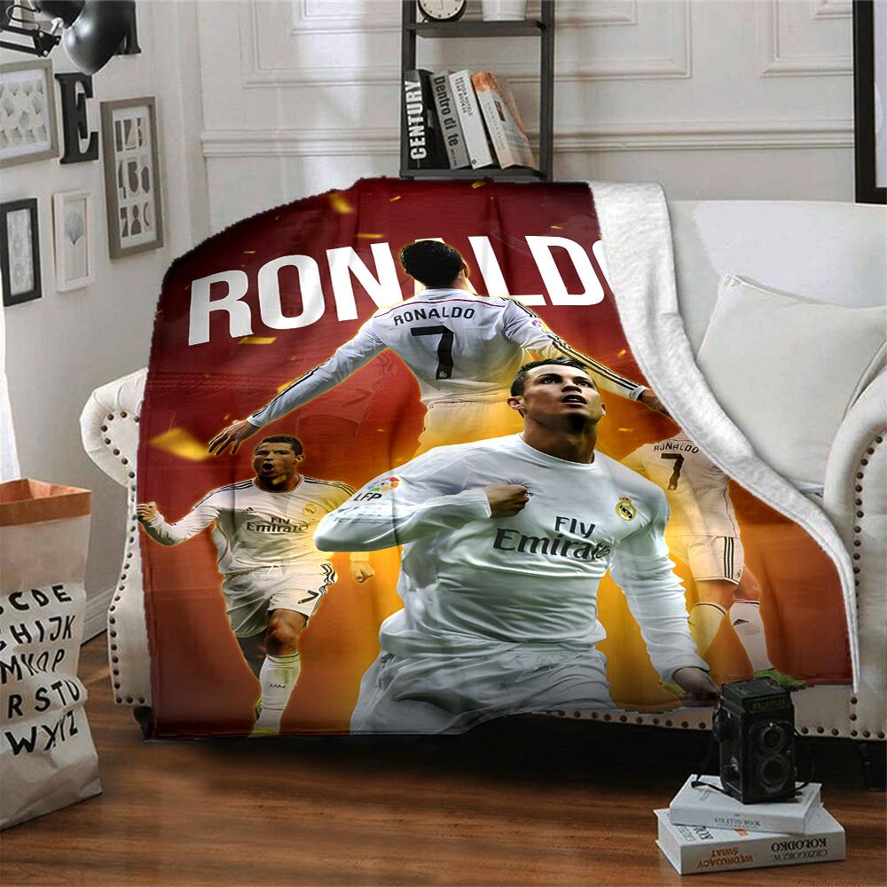 1pc Number 7 Soccer Blanket, Gift, for Men and Women, Soft Blanket, Good for Sofa Bed Couch Travel, Lightweight Flannel Blanket
