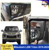 Mistlampkappen Voor Mitsubishi L200 Triton 2019-2025 Beschermkap ABS Voorste Mistlampkappen Auto Buitenaccessoire