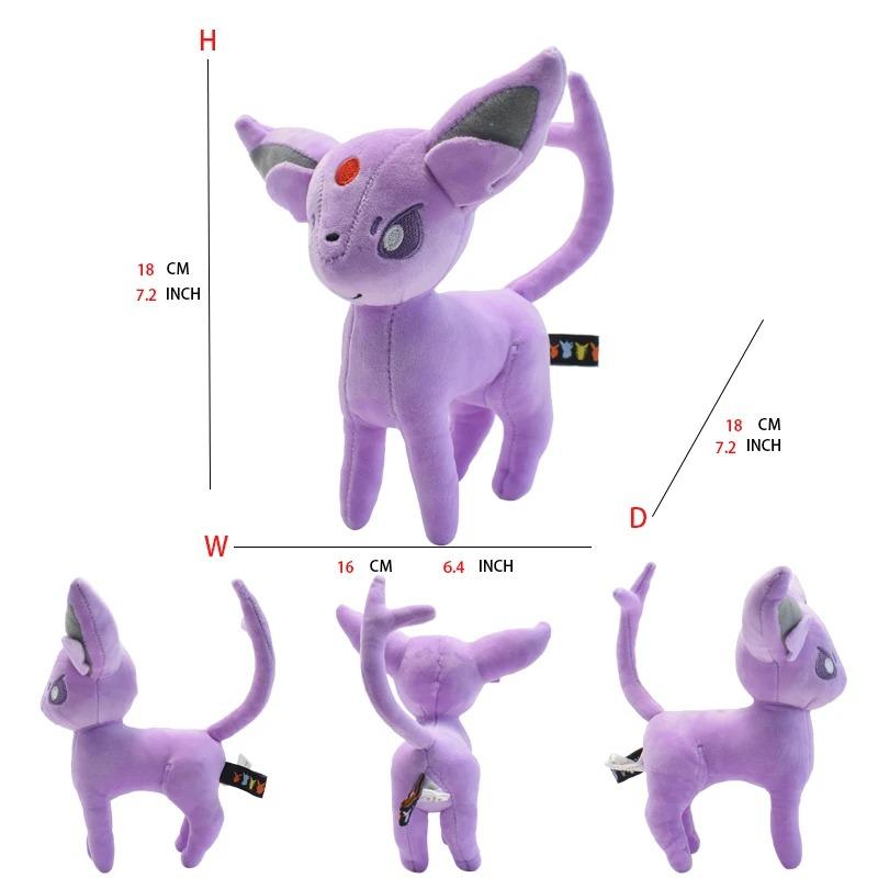 Folipurba Aquana Glaziola Feelinara Psiana Nachtara Aquana Feelinara Plüschtiere Spiel zum Sammeln Geschenk,Weiche Plüschtiere Gefüllt