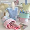 Kawaii Pen Storage Bag Japanese Ins Cute Pencil Punch Large Capacity Pencil Case  Back To School Kids Gift Stationery Supplies