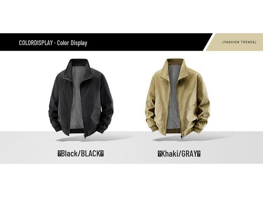 Men's Lightweight Spring/Autumn Jacket - Casual, Breathable Outdoor Sportswear for Middle-Aged and Older Dads
