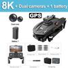 New V168 MAX Drone 8K 5G GPS/Optical Flow Professional HD Aerial Photography ESC Dual Camera Obstacle Avoidance Brushless Motor Quadcopter Drone Toy