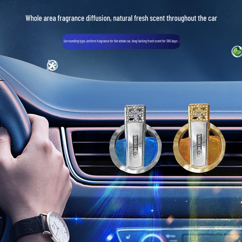 Baixiang Island High-End Air Vent Car Perfume: Lasting Light Fragrance Air Freshener and Decorative Balm.
