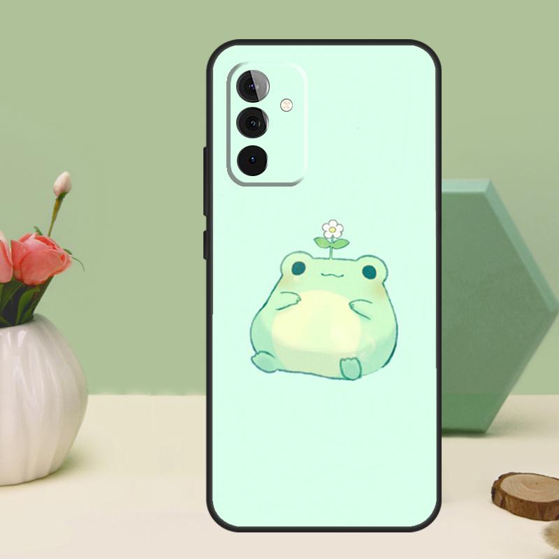 Cute Green Frog For Samsung Galaxy A06 A16 A26 A36 A56 A52 A53 A33 A13 A34 A54 A14 A15 A35 A55 A22 A32 Case