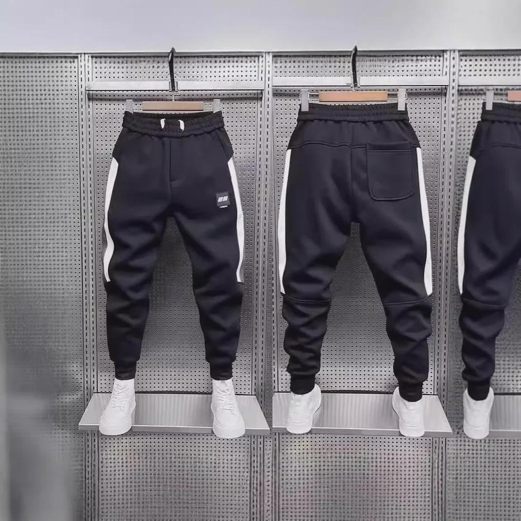 2024 Herbst Herren Casual Harem Jogginghose: Lockere Passform mit Bündchen am Saum für einen trendigen, schönen Look
