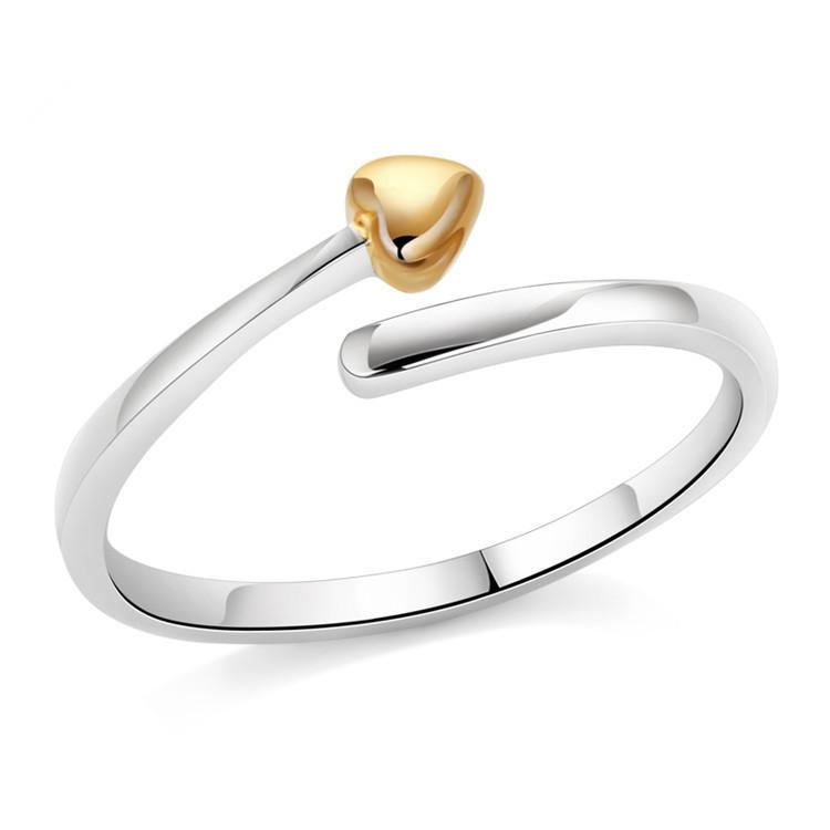 925 Sterling Silver Ring Open Adjustable Silver/Gold Ring Fashion Exquisite Student Girlfriend Jewelry Accessories Wedding Party