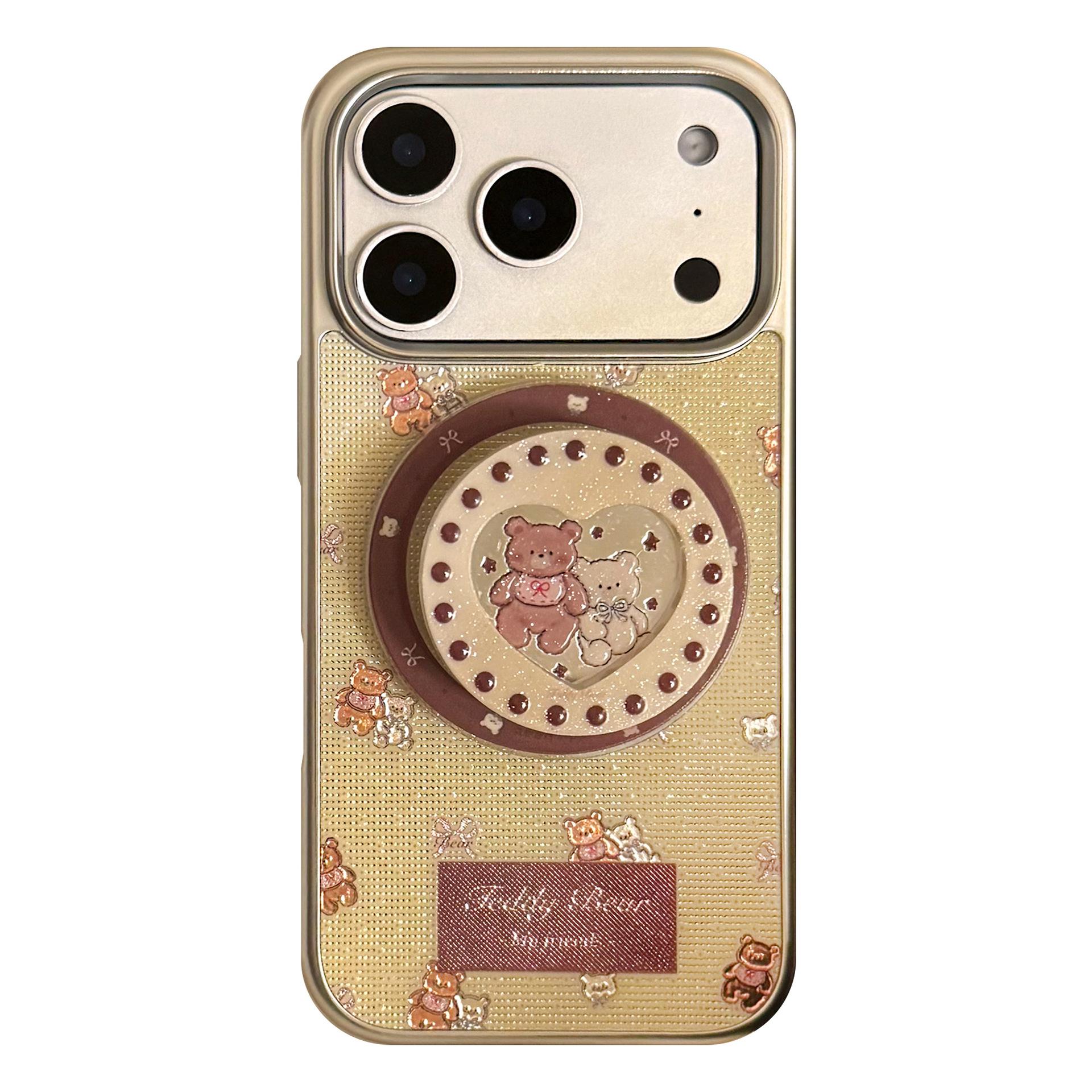 

Милый медведь, магнитный чехол для телефона для iPhone 16, iPhone 17 и iPhone 17 Pro Max iPhone 11
