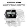 Resetable Waterproof Digital Display Engine Tach Hour Meter Tachometer Gauge Engine Rpm Lcd Display Digital Engine Tachometer