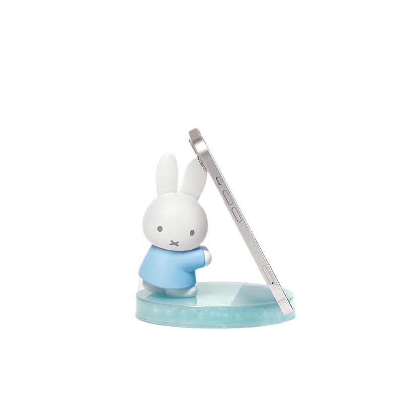 Miffy Cute Foldable Telescopic Phone Holder - Universal Desktop Stand for Streaming and Watching Dramas.