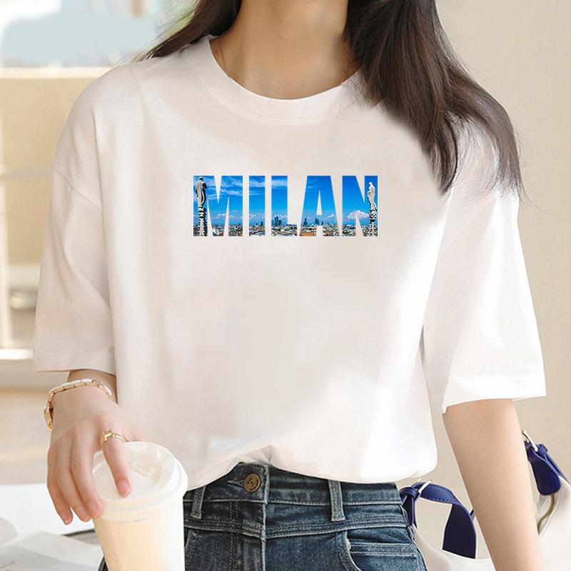 

Womens Printed Short Sleeve T-Shirt Fashion T-Shirts Womens Cotton T-Shirts M