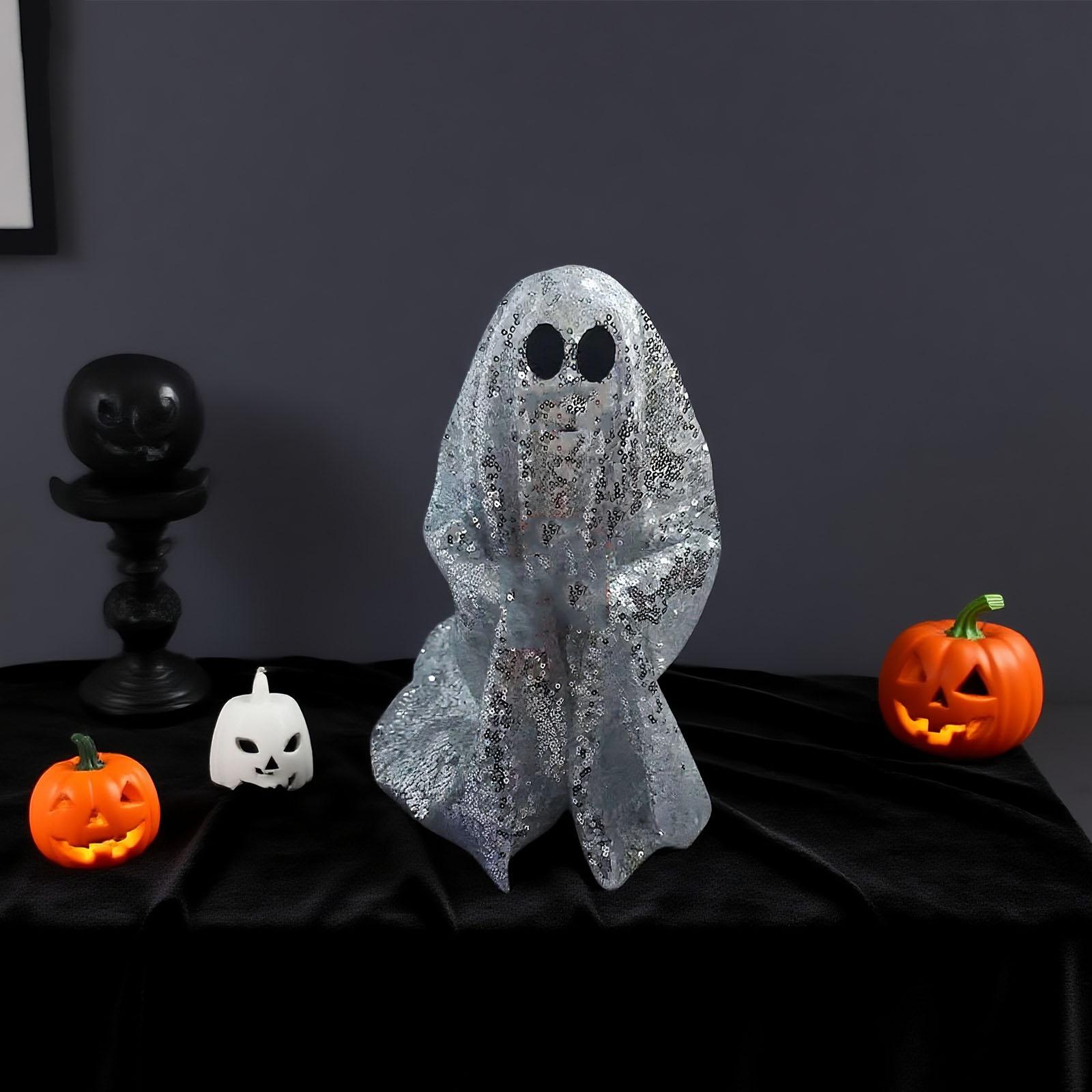 

Хэллоуин Настольные Милые Атмосферные Украшения Праздничные Декорации Реквизит Украшение Стола One Size белый