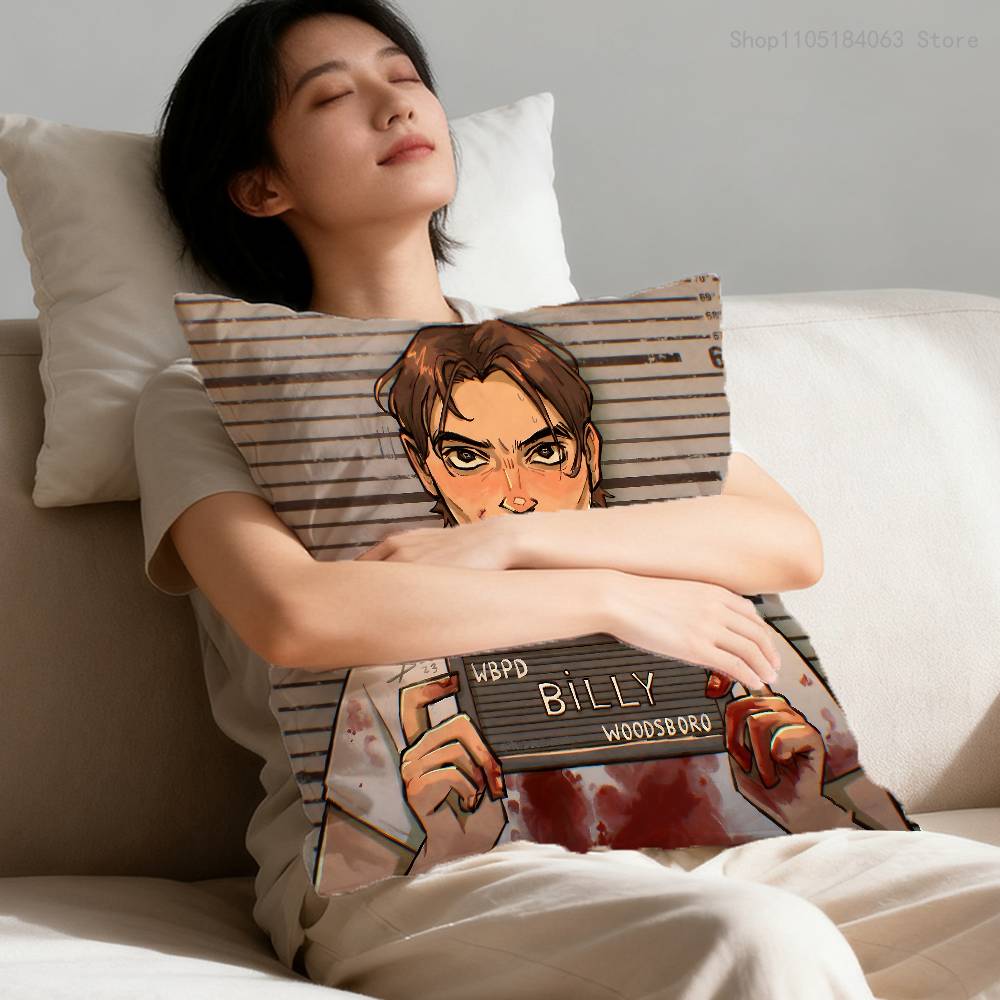 Stuilly Billy and Stu Pillowcases Bedroom Living Room Sofa Home Decor Polyester Cushion Cover with Zipper