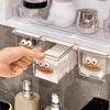 Storage Rack Smooth Pull Transparent Visual Slide Rail Buckle