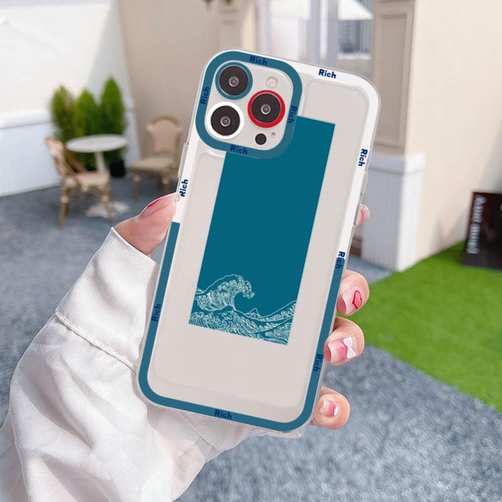 Japanese Illustration Waves Phone Case For Samsung A 10 20 30 70 13 21 32 72 22 51 52 53 71 73 32 4g 32 5g Fundas