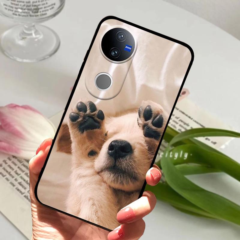 Für Vivo V50 Weiche Hülle V 50 5G Silikon TPU Handyhülle Hüllen Für VIVO V50 V2427 Schutz Stoßfänger Fundas Capas Luxus Cartoon