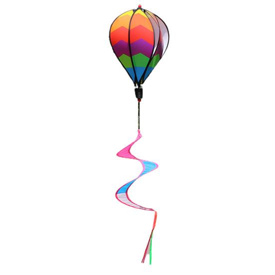 Sequin Wind Spinner Funny Rotating Stylish Spiral Balloon Windmill Ornament for Decoration