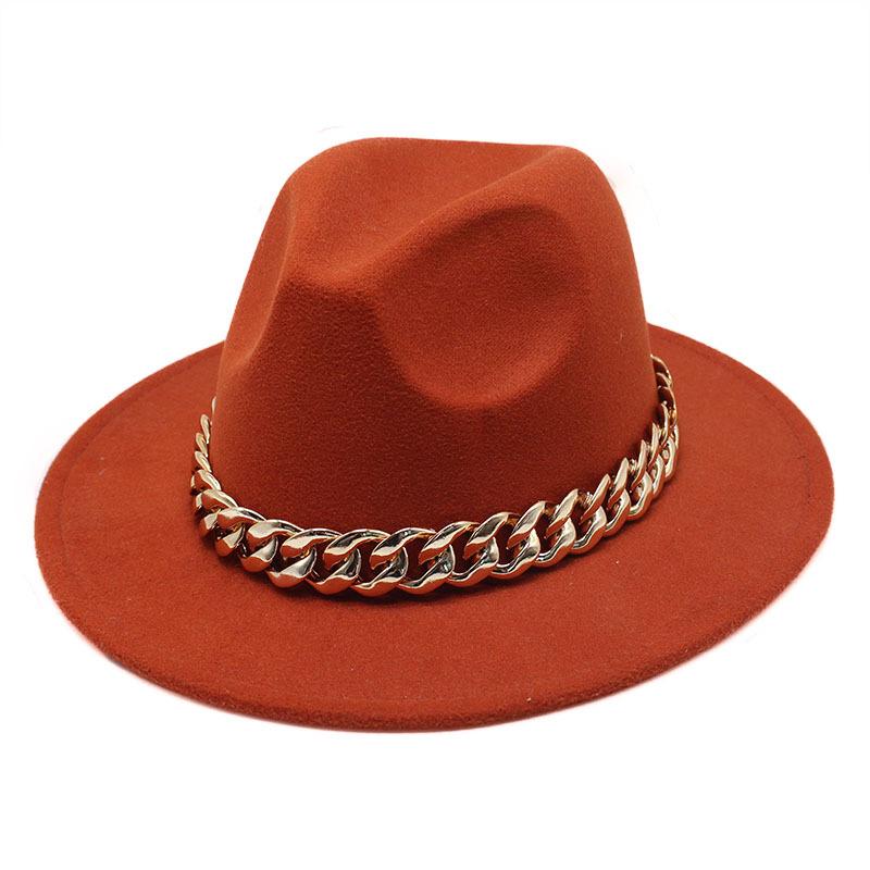 Hat Ladies Jazz Hat Seasonal British Chain Retro Top Hat Ladies Wool Gentleman Hat