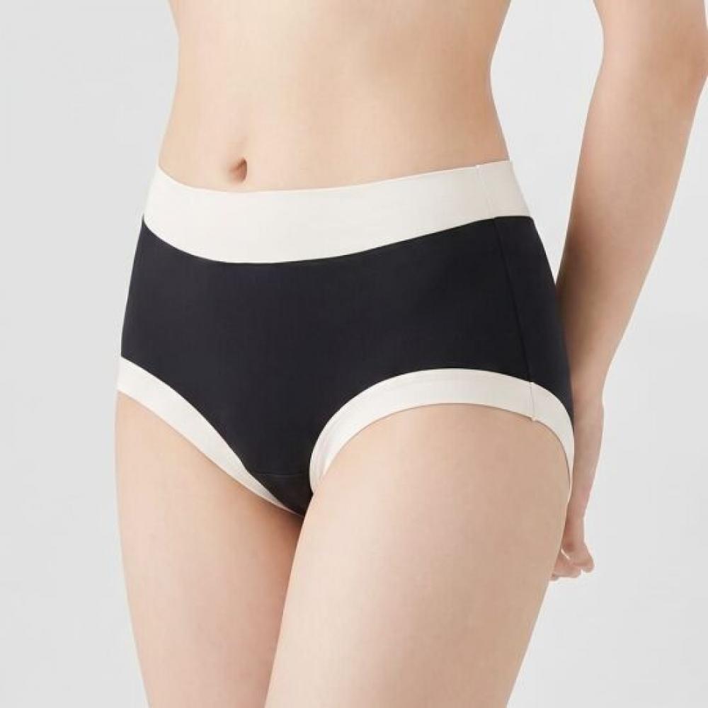 Navava Women Daily Comfortable Breathable Color Block Panties  Nu007  5p Set